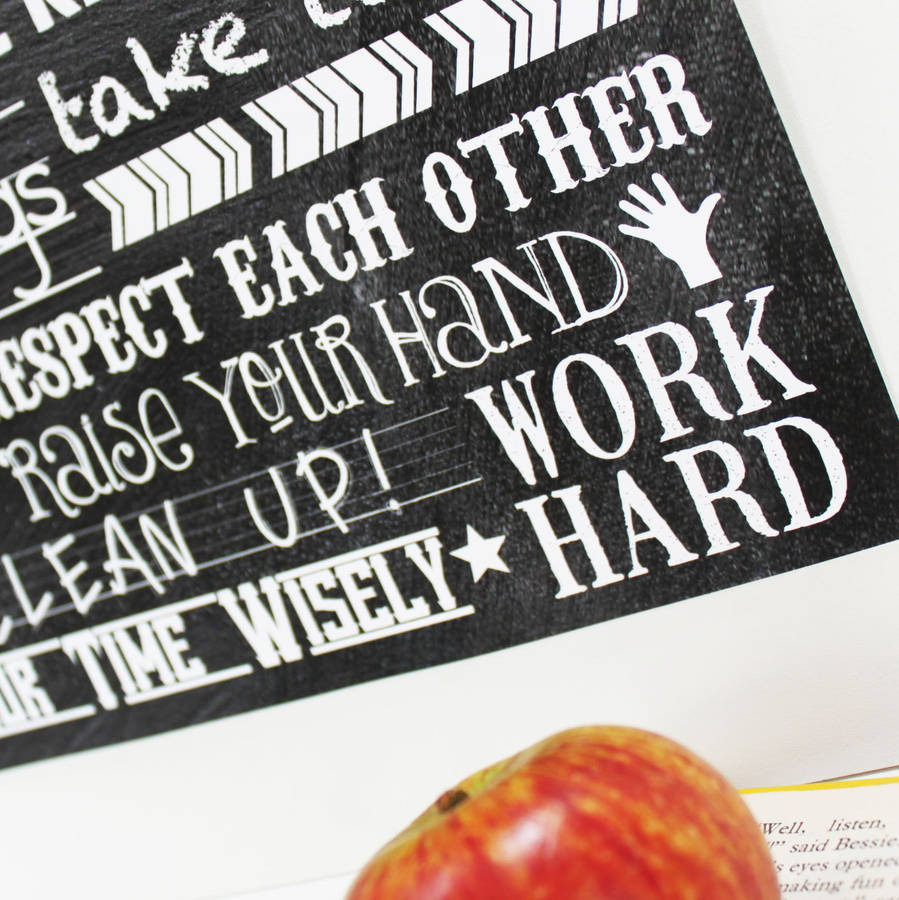Teacher Classroom Rules
