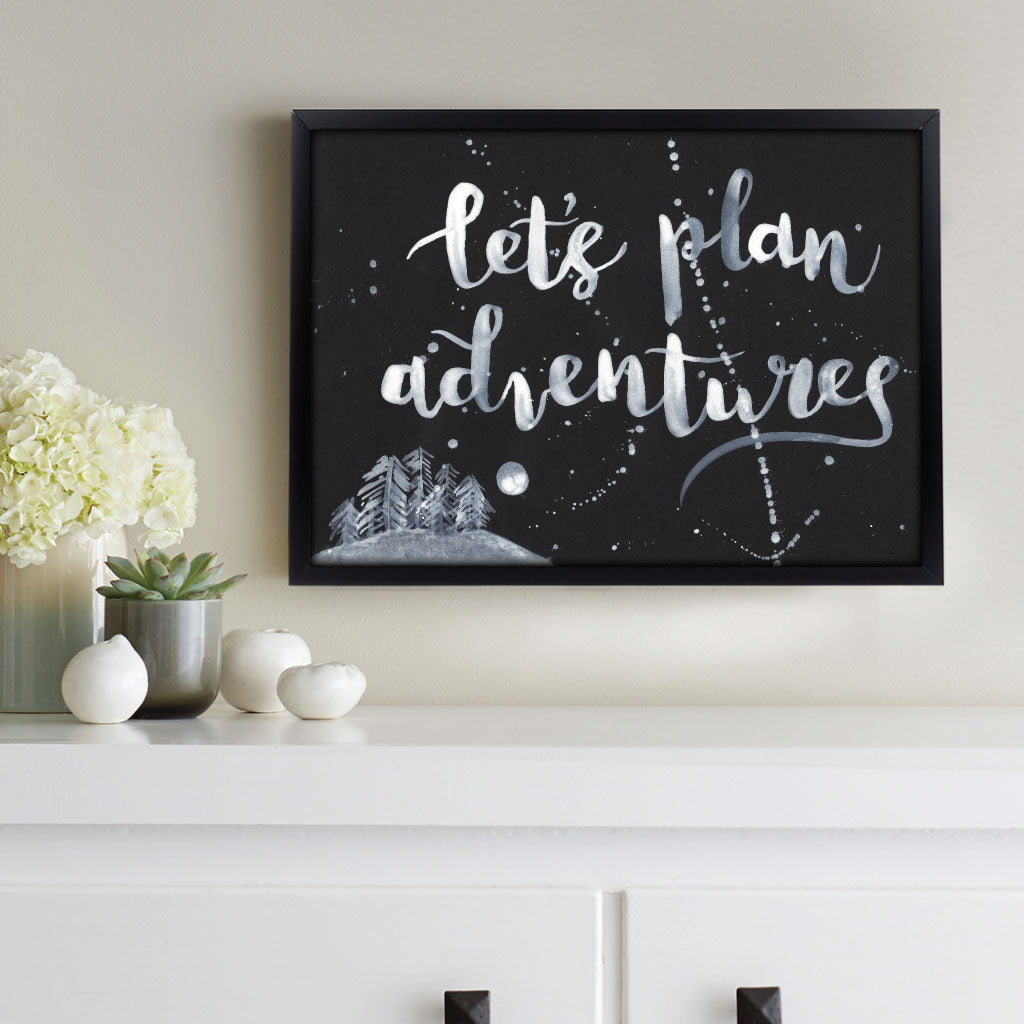 ‘Let’s Plan Adventures’ Print