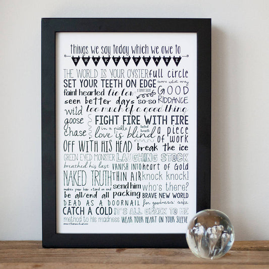 Shakespeare Print